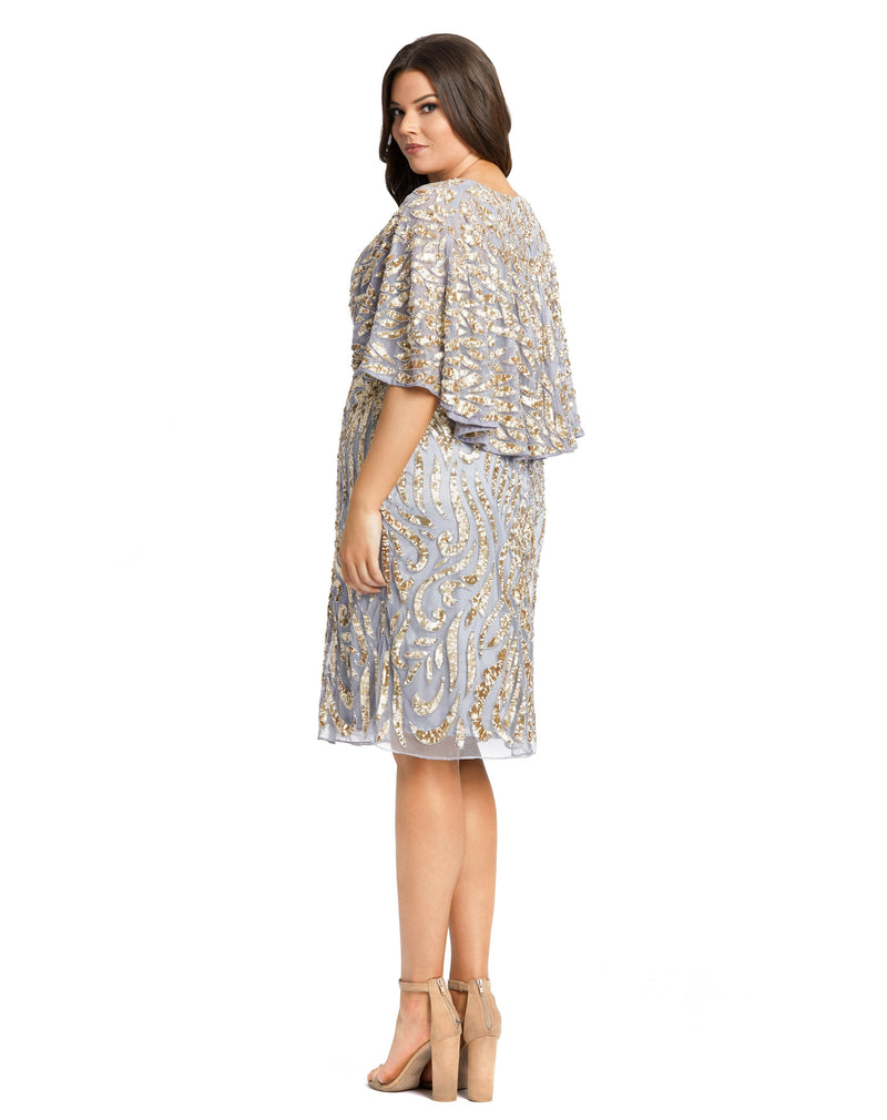 Mac Duggal 5191-PlatinumGold-BK