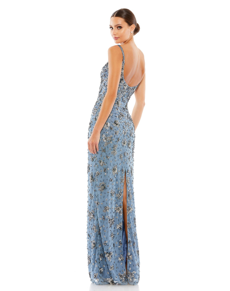 Mac Duggal 5477-SlateGrey-BK
