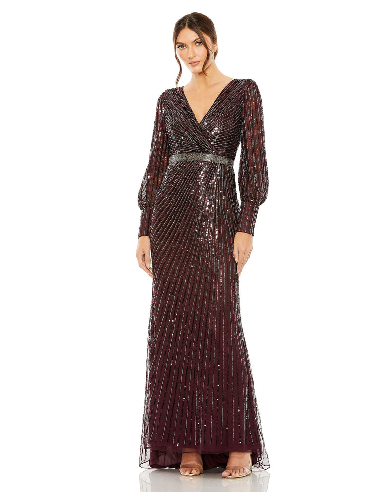 Mac Duggal 5501-Blackberry-AB