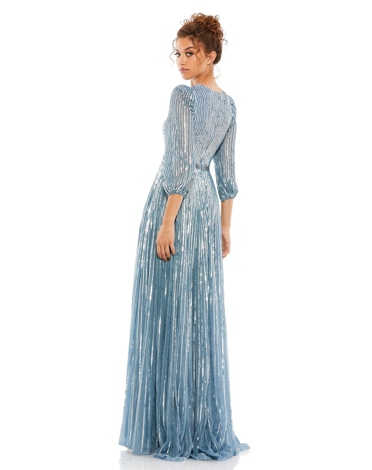 Mac Duggal 5509-SlateBlue-BK