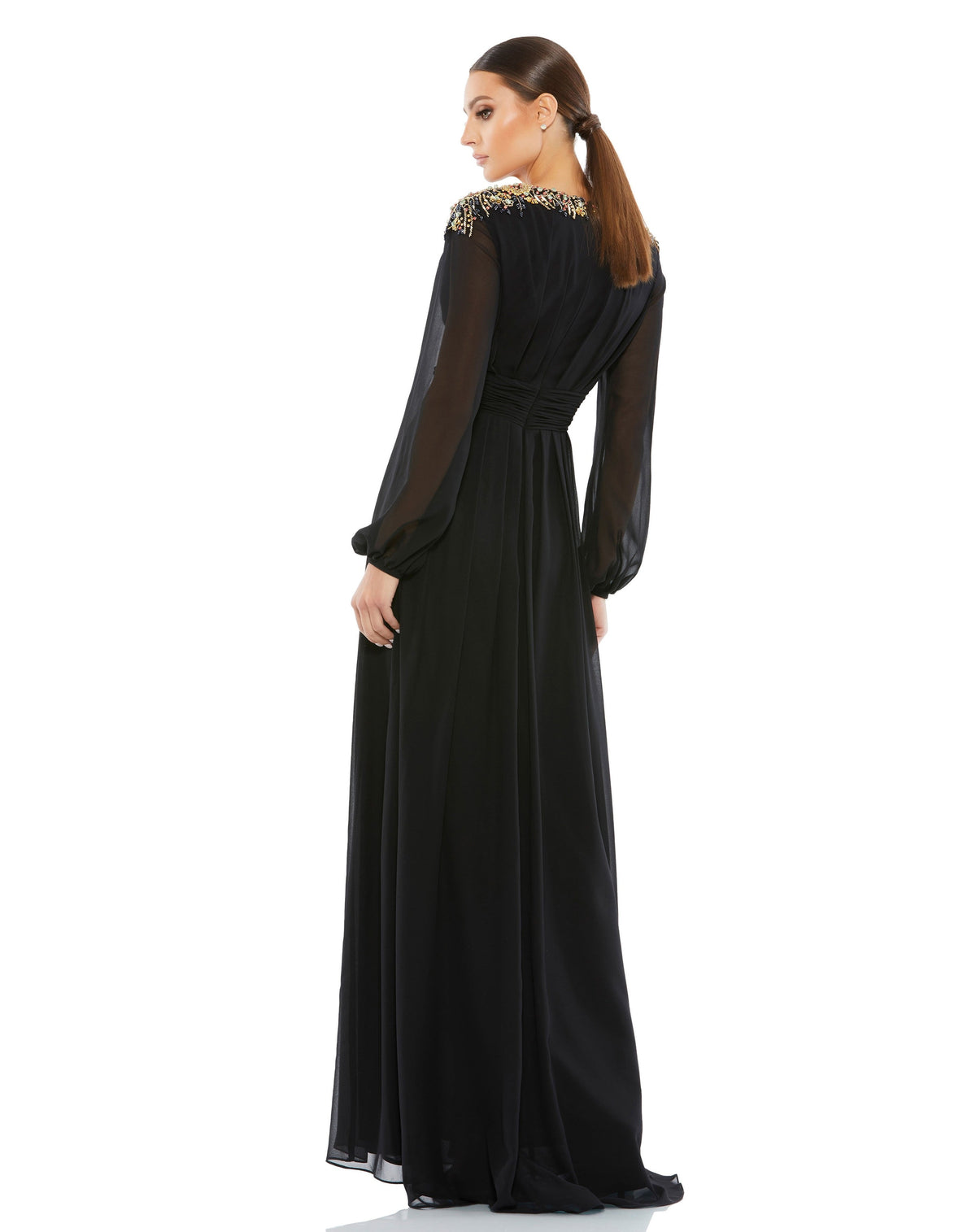Mac Duggal 55694-BlackGold-BK