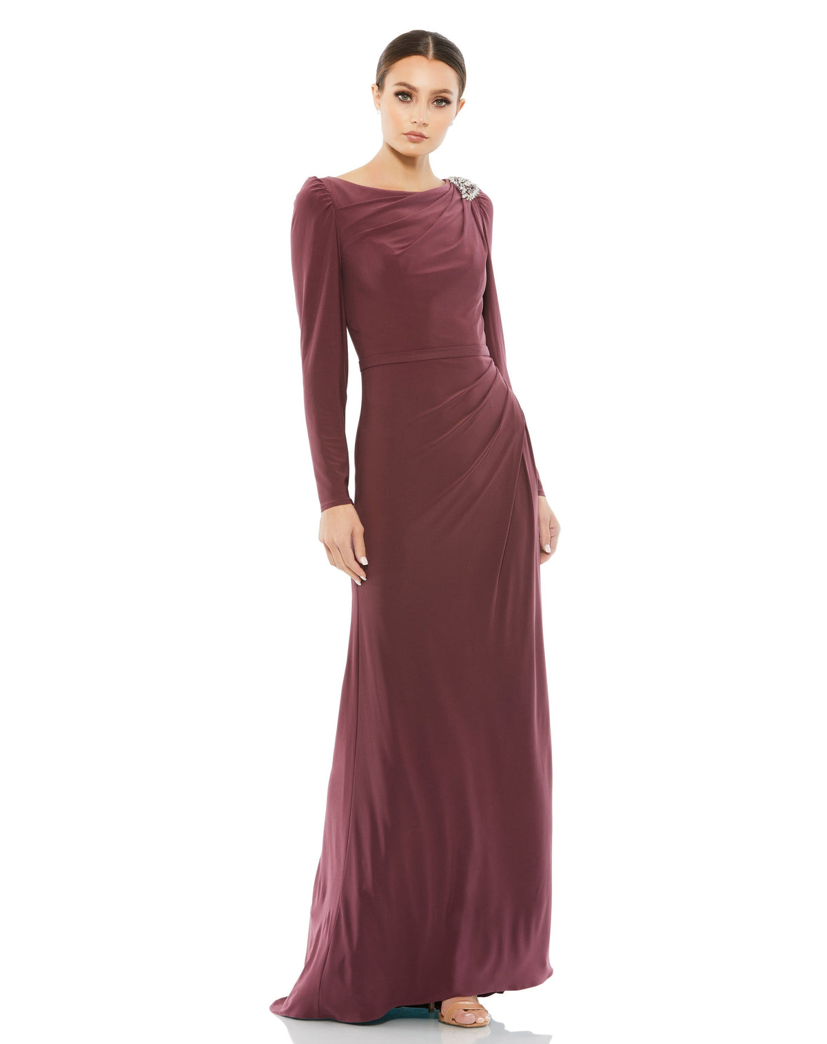Mac Duggal 55695-Mauve-AB