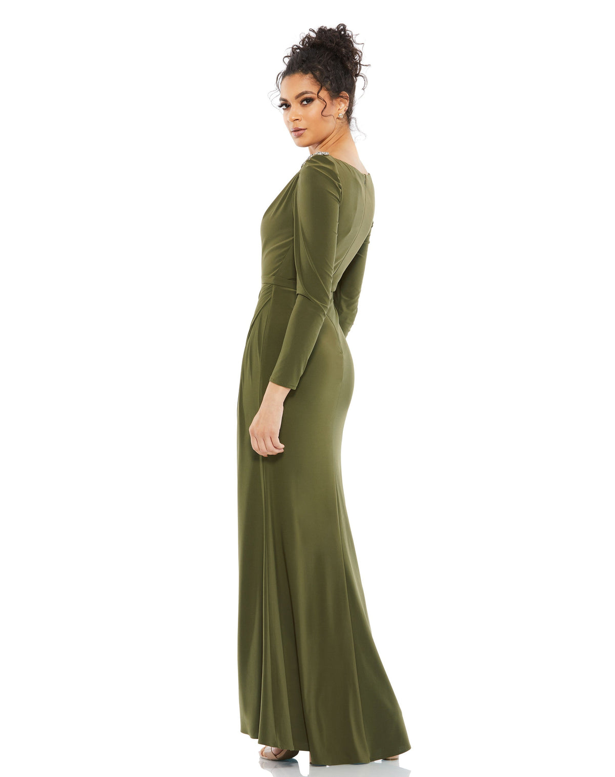 Mac Duggal 55695-Olive-BK