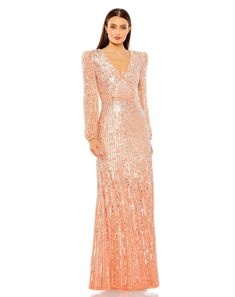 Mac Duggal 5643-Peach-AB