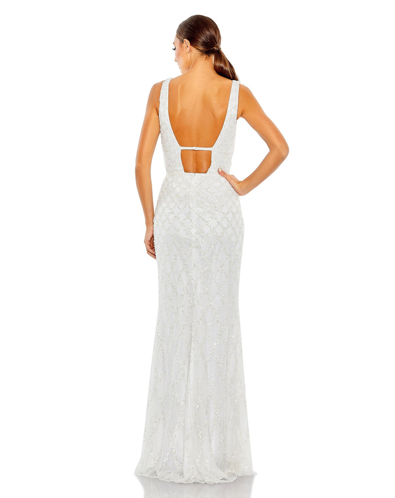 Mac Duggal 5669-White-BK