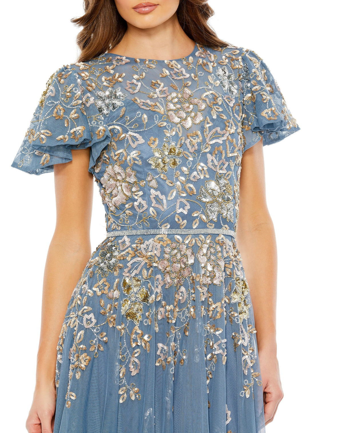Mac Duggal 5717-SlateBlue-CL