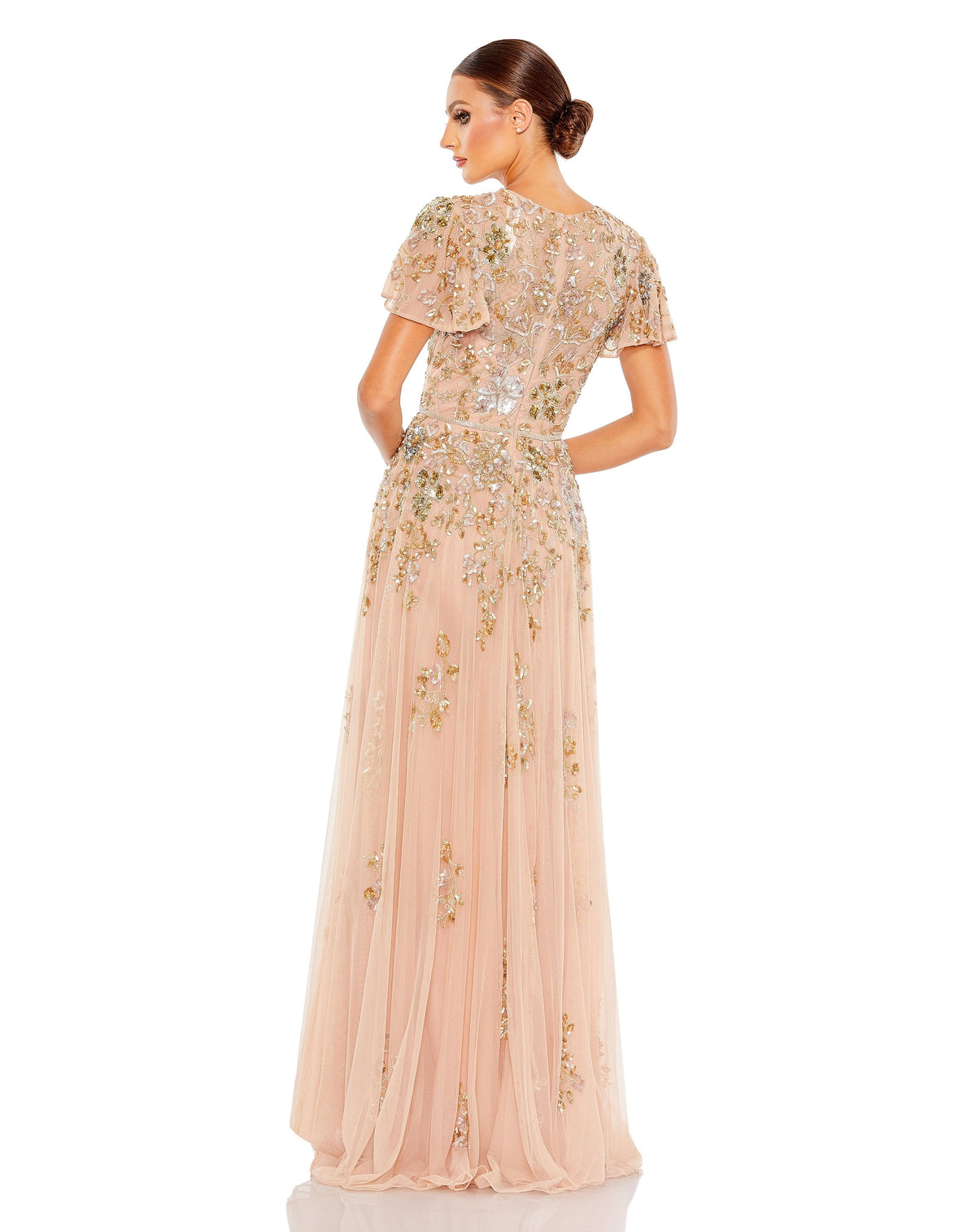 Mac Duggal 5717-TaupeMulti-BK