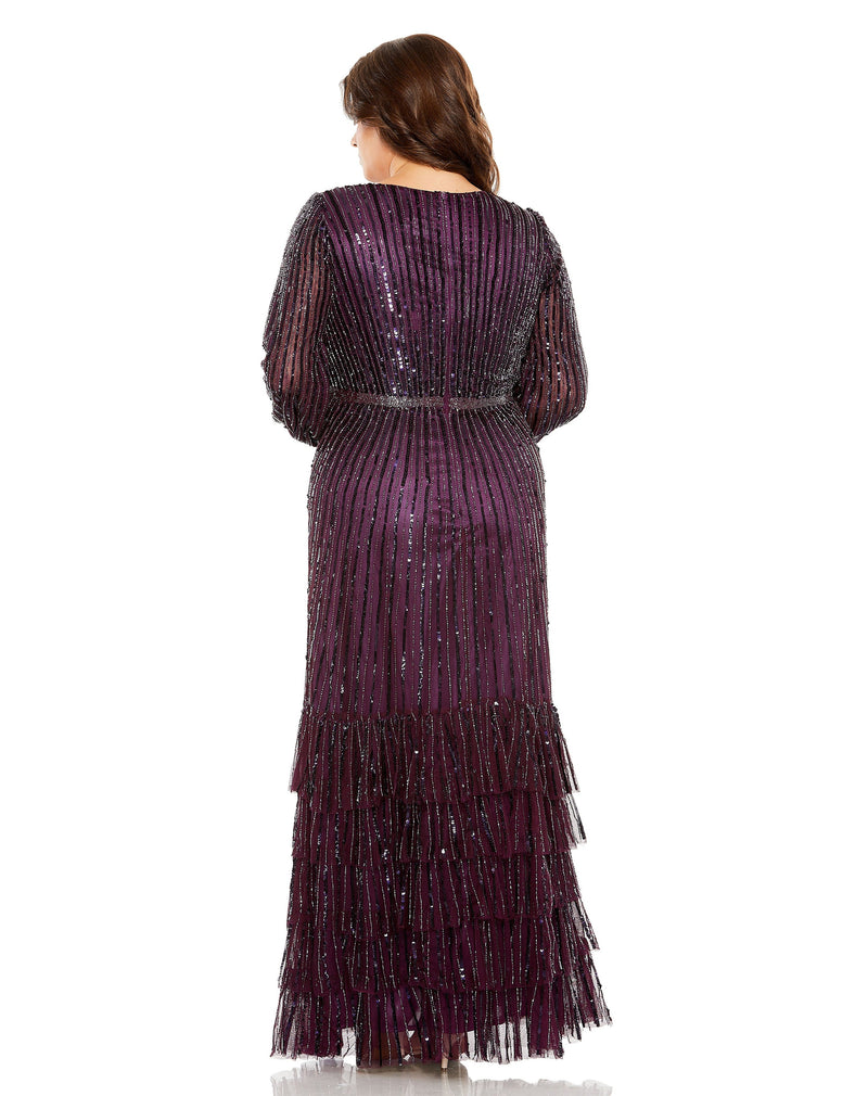 Mac Duggal 5784-Blackberry-BK