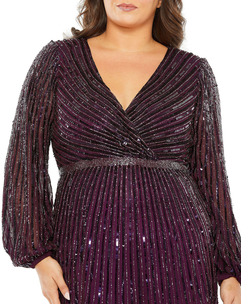 Mac Duggal 5784-Blackberry-CL