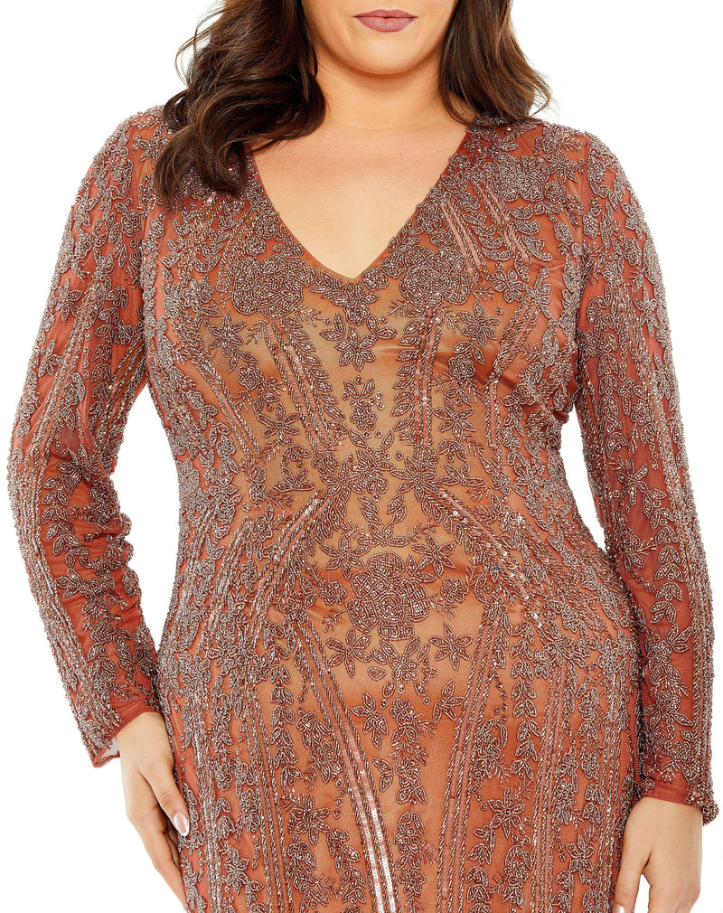Mac Duggal 5938-Rosewood-CL