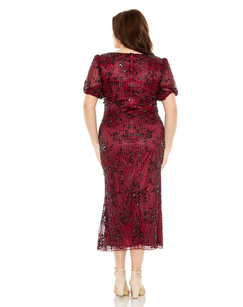 Mac Duggal 5940-Burgundy-BK