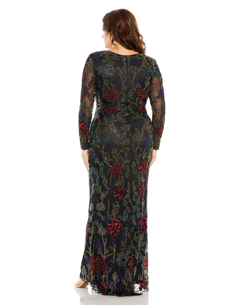 Mac Duggal 5942-BlackMulti-BK