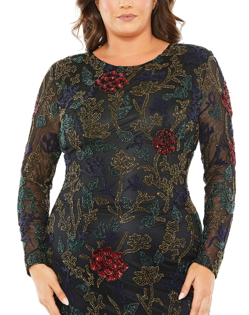 Mac Duggal 5942-BlackMulti-CL