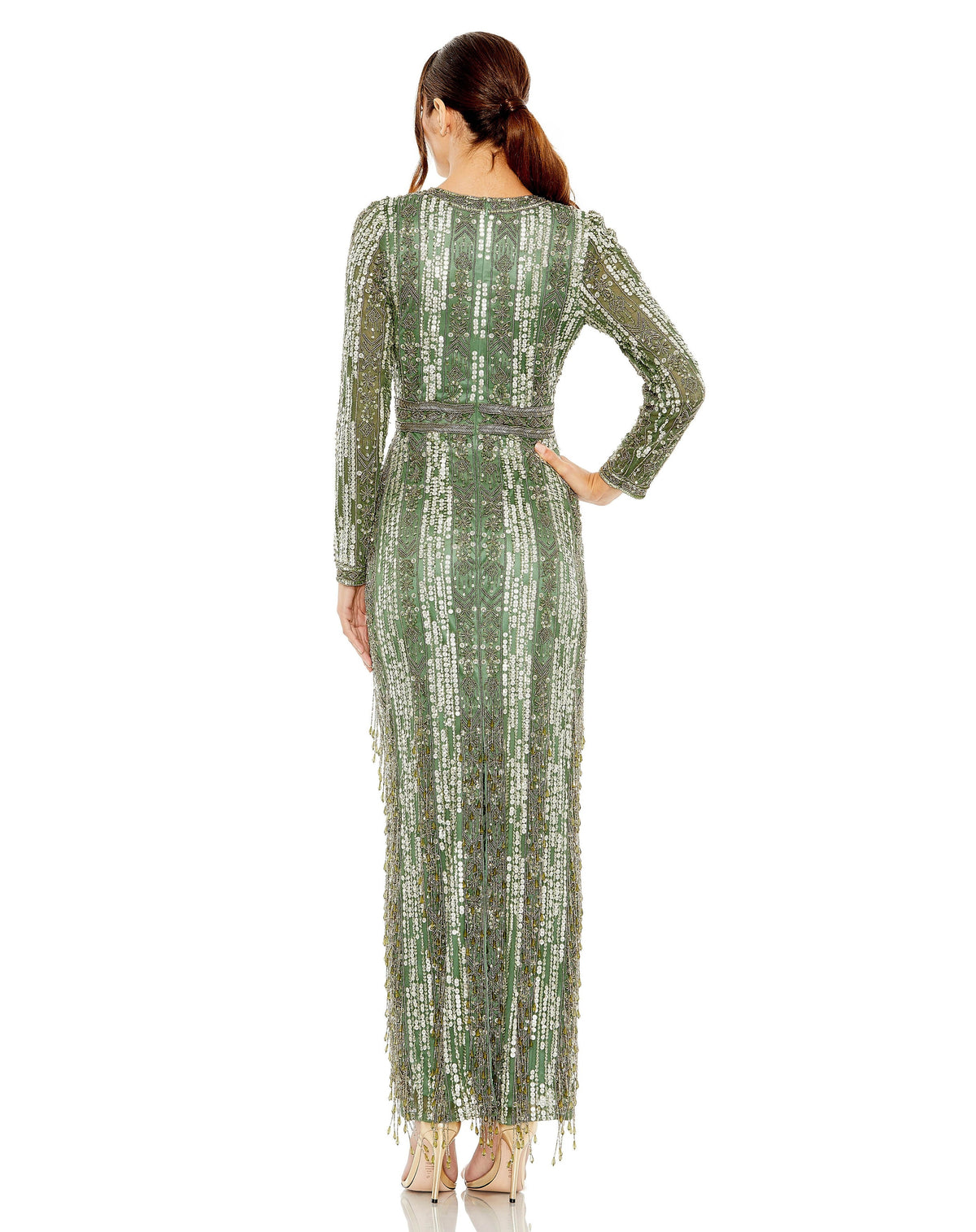 Mac Duggal 5981-Sage-BK