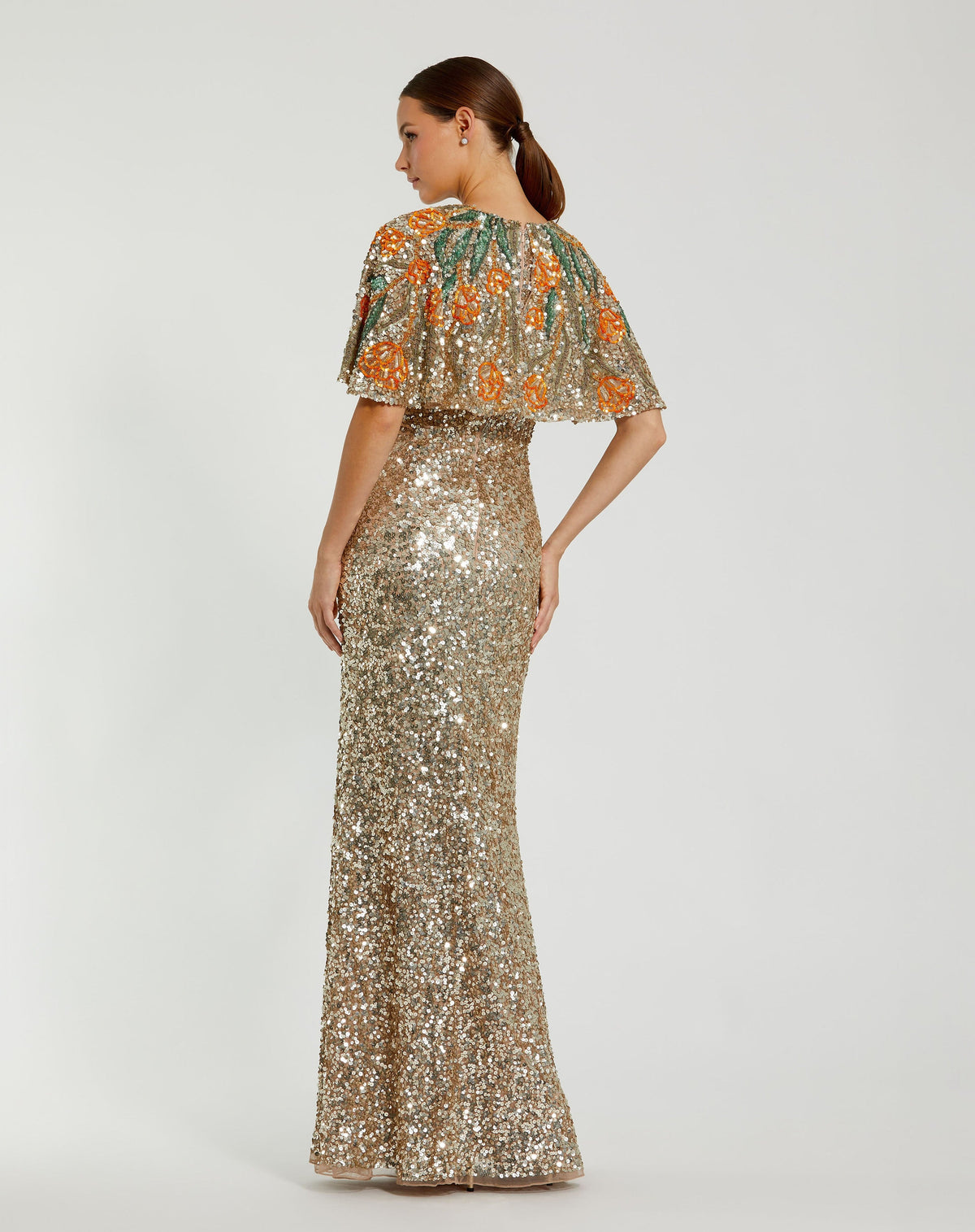 Mac Duggal 6120-GoldMulti-BK