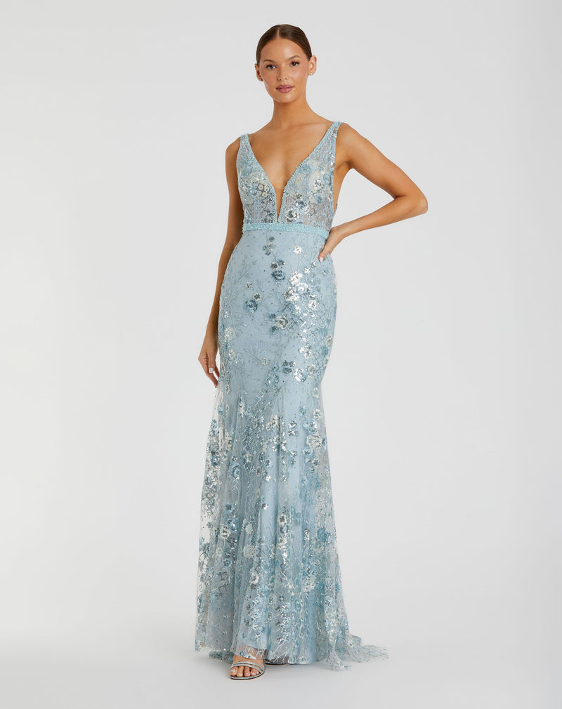 Mac Duggal 67481-Seafoam-AB