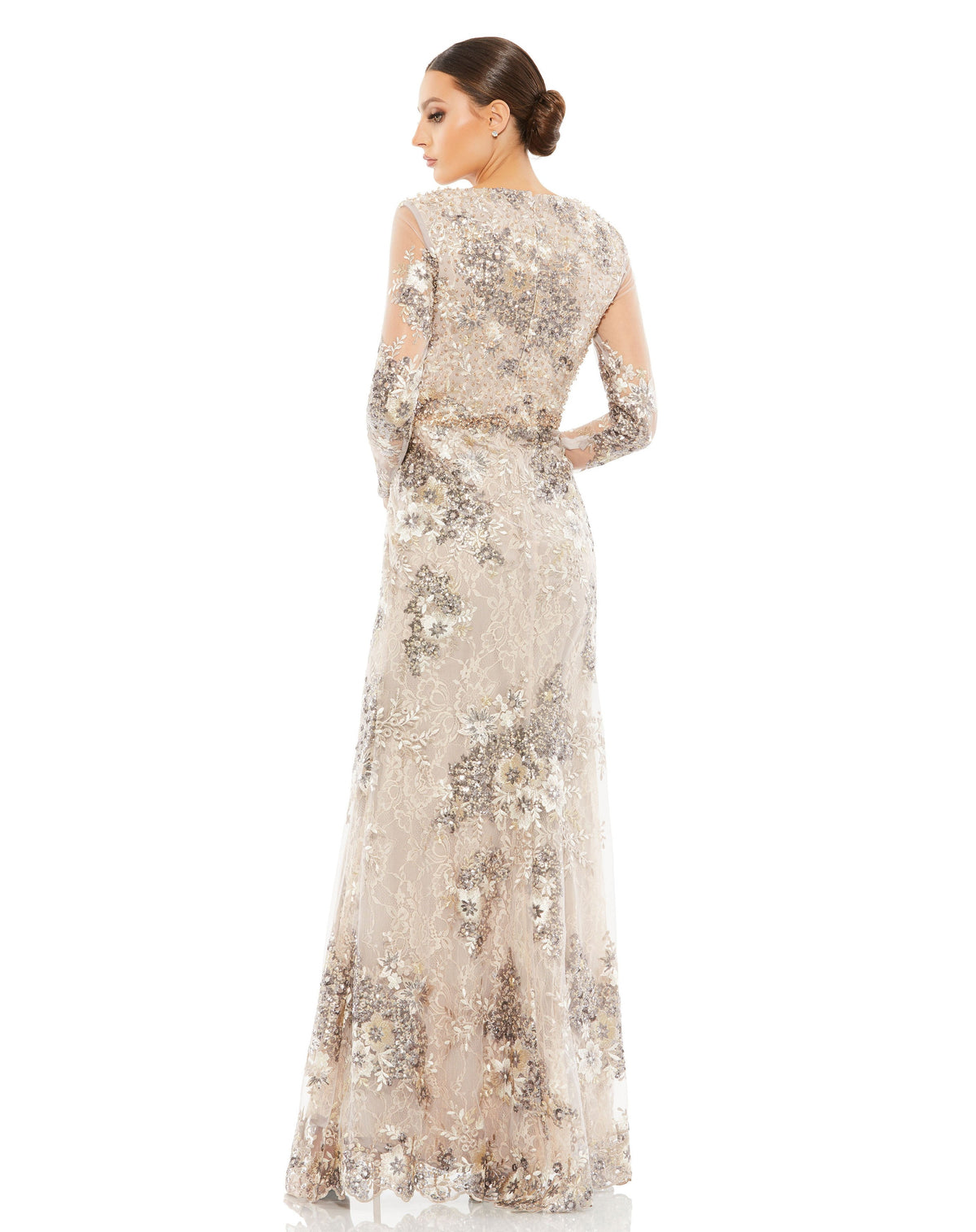 Mac Duggal 67539-Taupe-BK