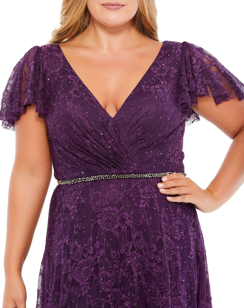 Mac Duggal 67761-Aubergine-CL