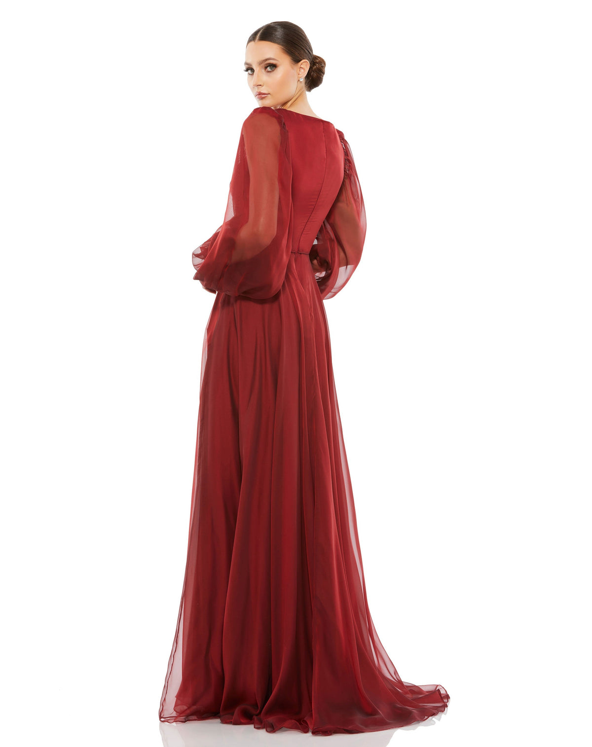 Mac Duggal 67873-Garnet-BK