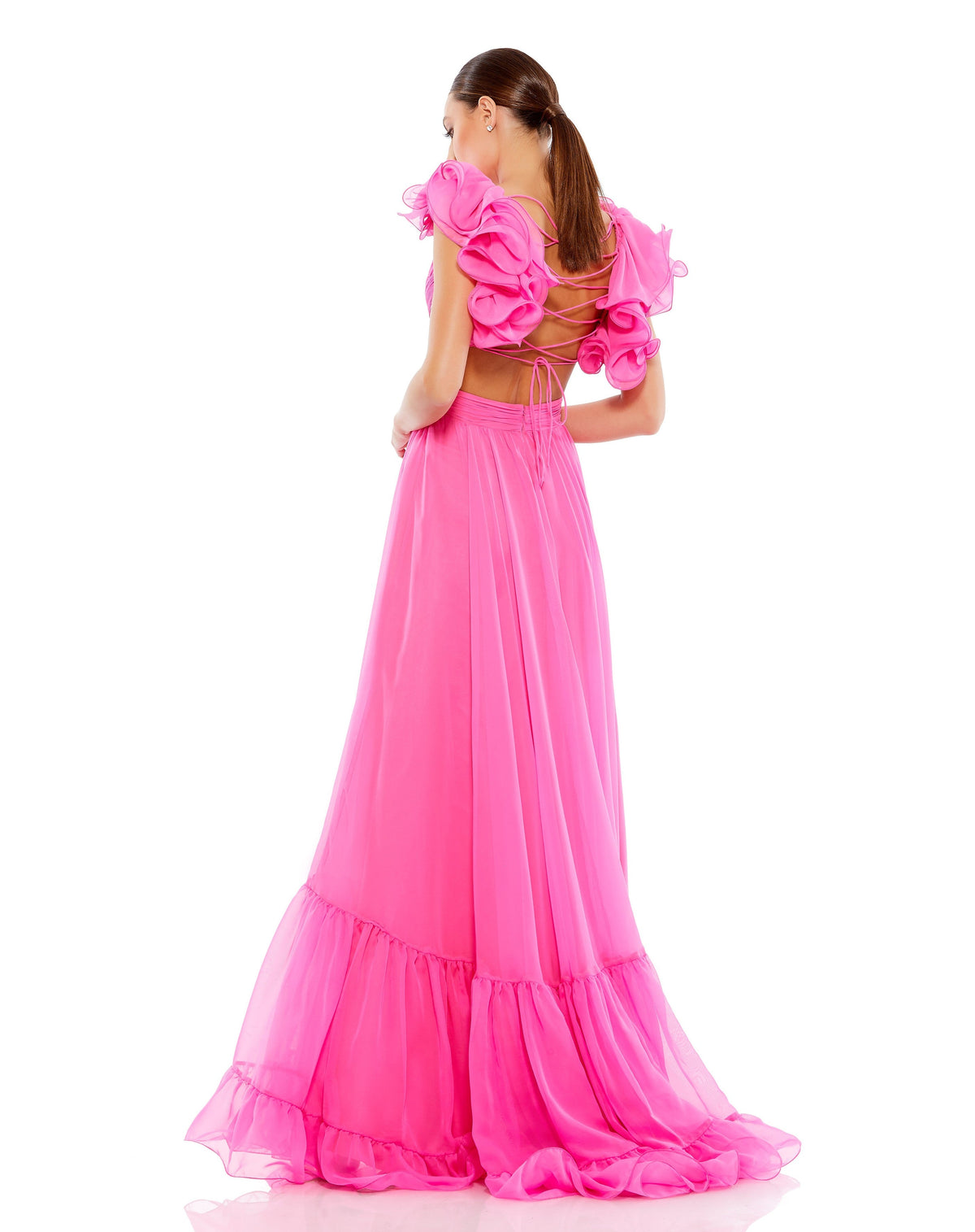 Mac Duggal 67911-HotPink-BK