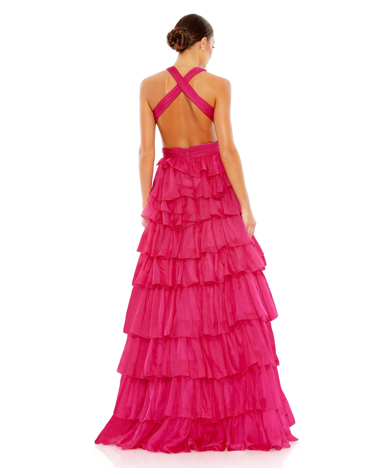 Mac Duggal 67988-Fuchsia-BK