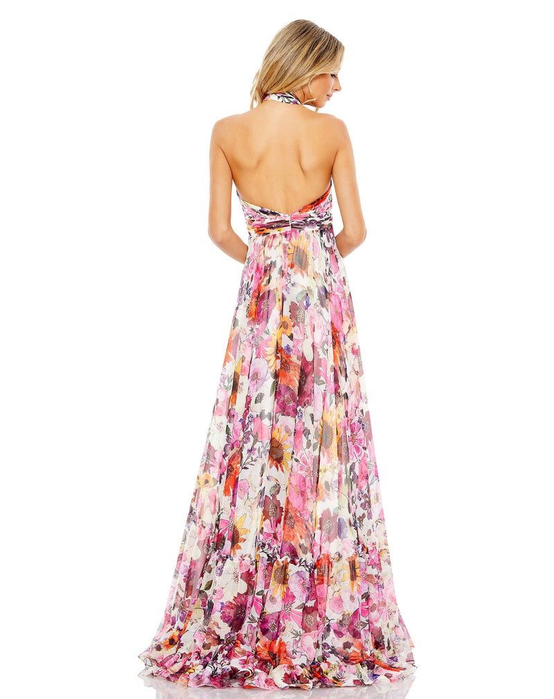 Mac Duggal 68108-WhiteMulti-BK
