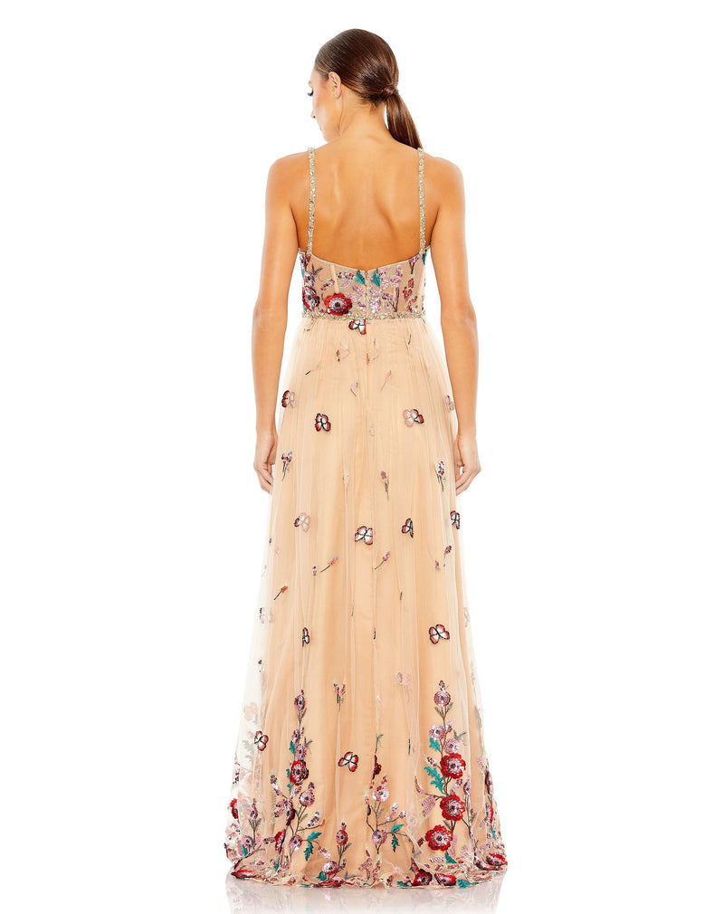 Mac Duggal 681101-NudeMulti-BK
