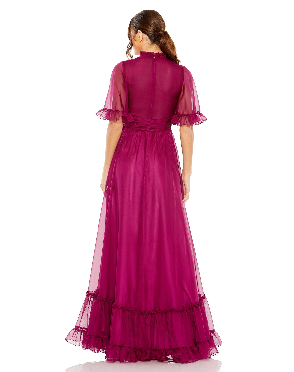 Mac Duggal 68229-Raspberry-BK