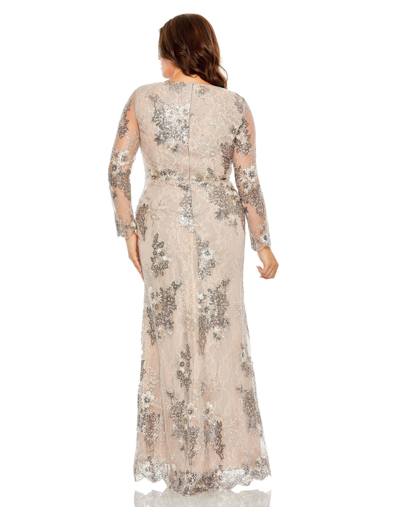 Mac Duggal 68352-Taupe-BK