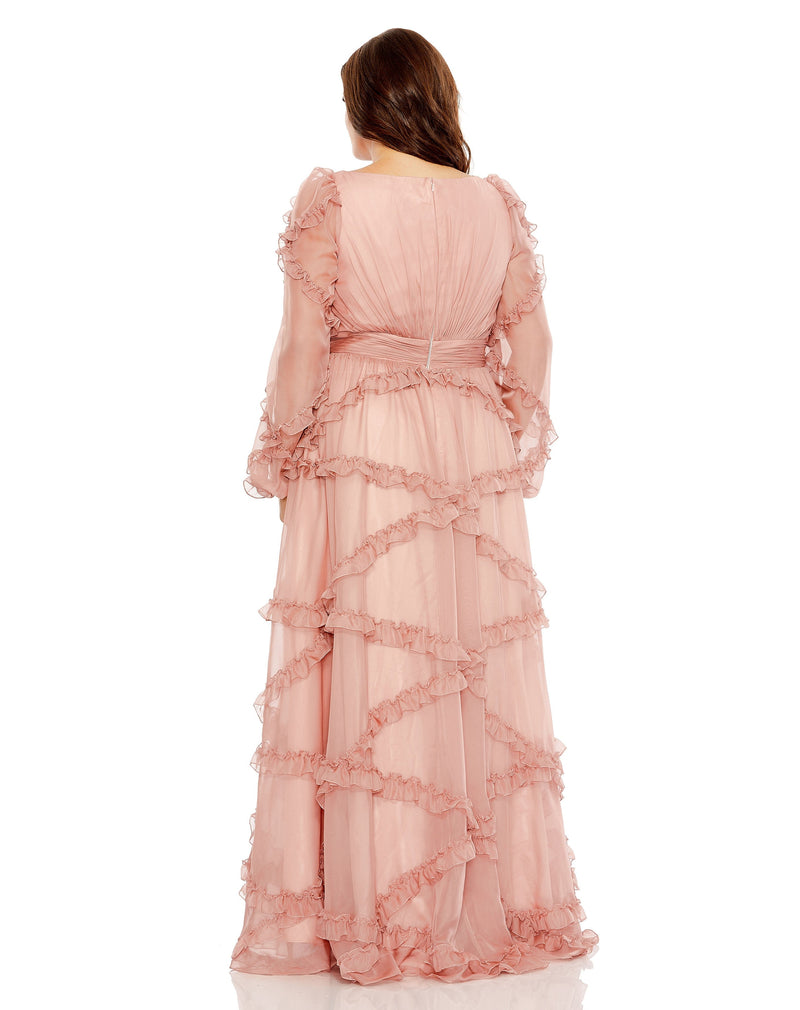 Mac Duggal 68425-DustyRose-BK