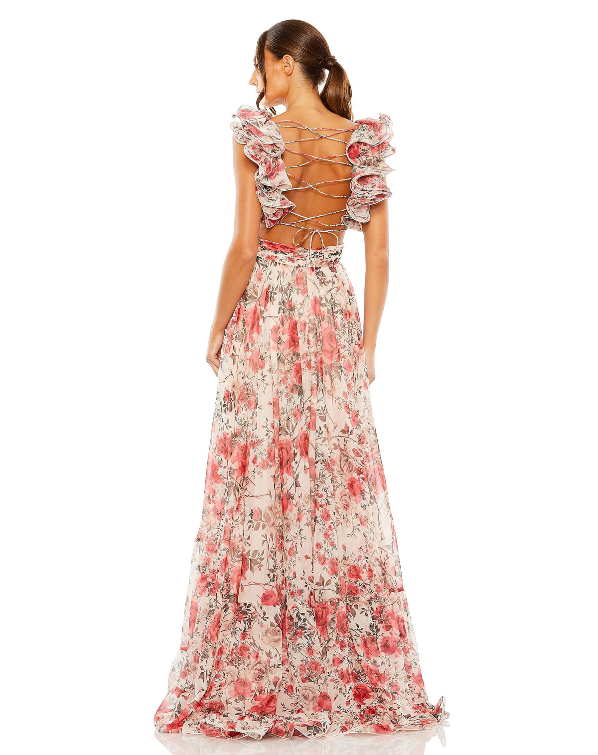 Mac Duggal 68518-RoseMulti-BK