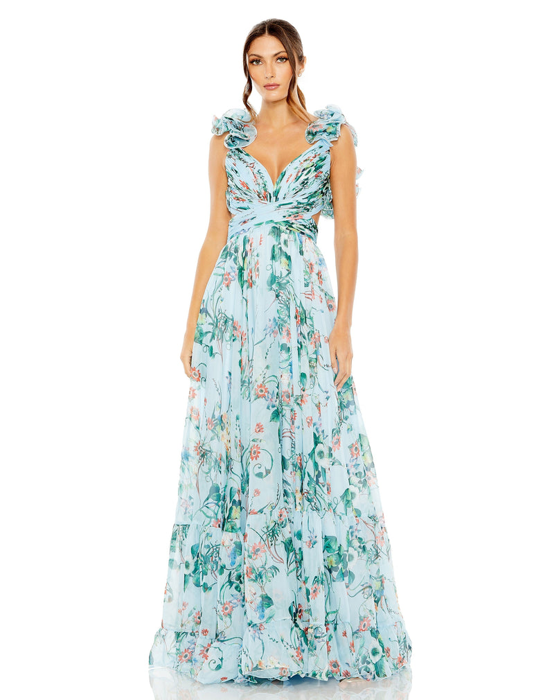 Mac Duggal 68521-BlueMulti-AB