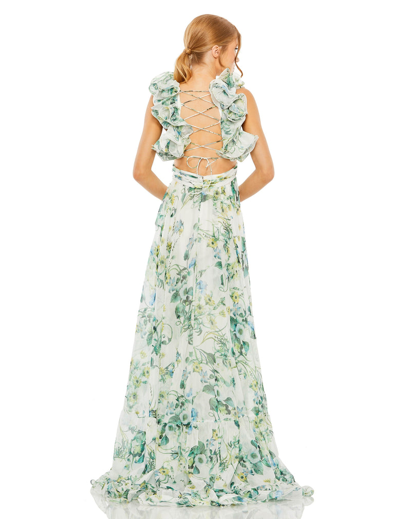 Mac Duggal 68521-WhiteMulti-BK