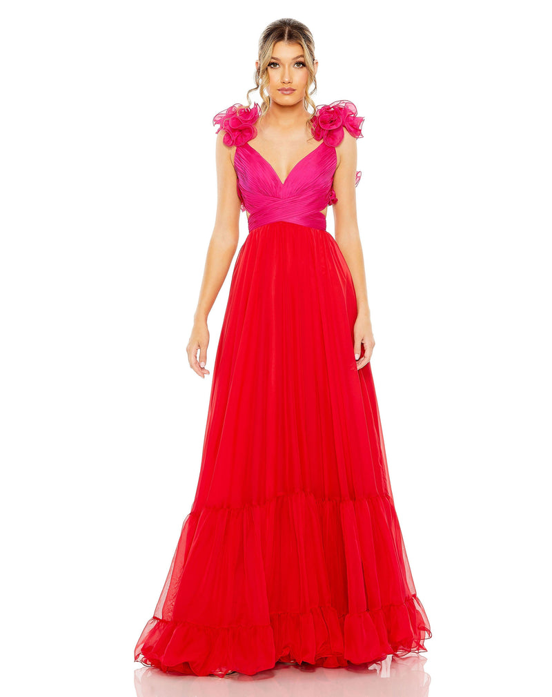 Mac Duggal 68522-RedPink-AB