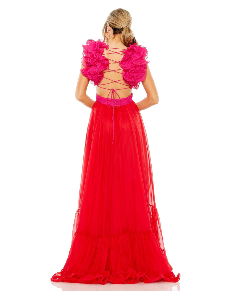 Mac Duggal 68522-RedPink-BK