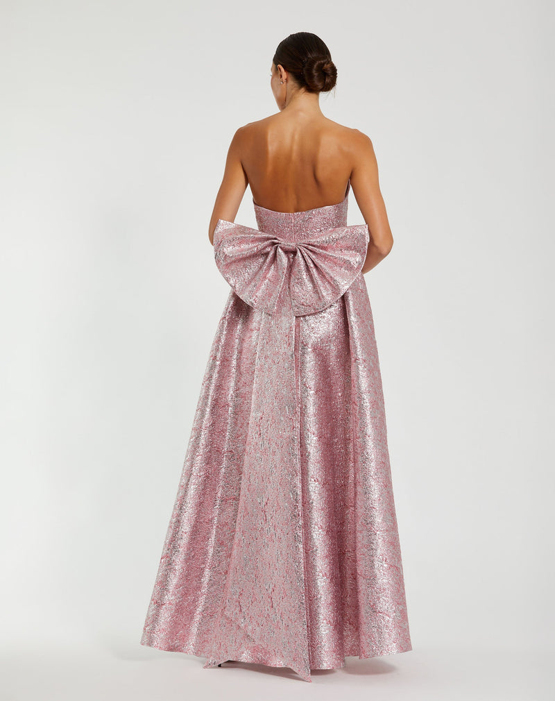 Mac Duggal 68805-Raspberry-BK