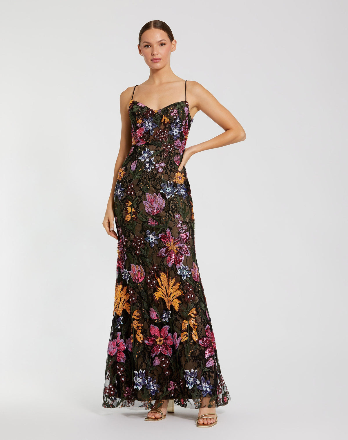 Mac Duggal 68885-BlackMulti-AB