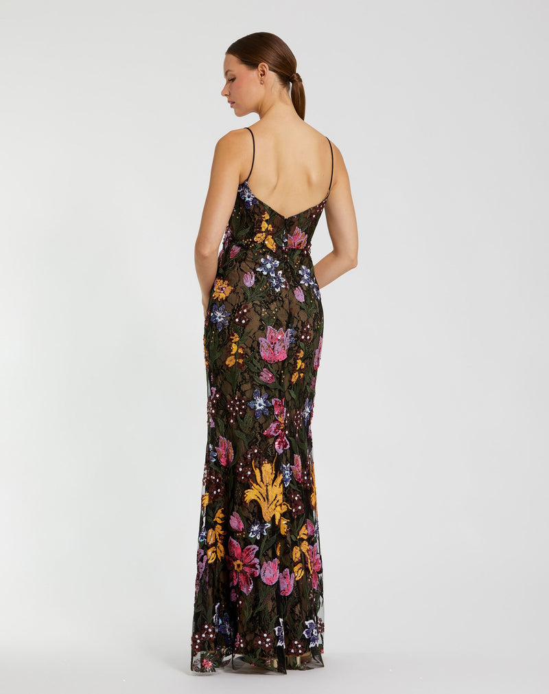 Mac Duggal 68885-BlackMulti-BK