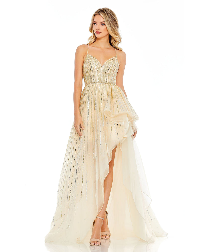 Mac Duggal 70124-GoldSilver-AB