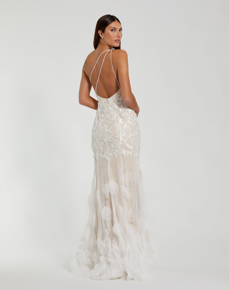 Mac Duggal 70131-Ivory-BK