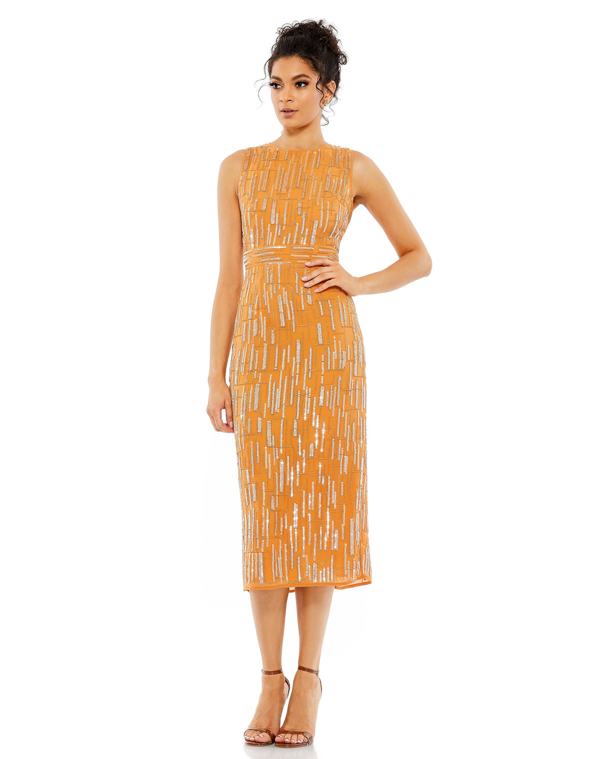 Mac Duggal 70264-Saffron-AB