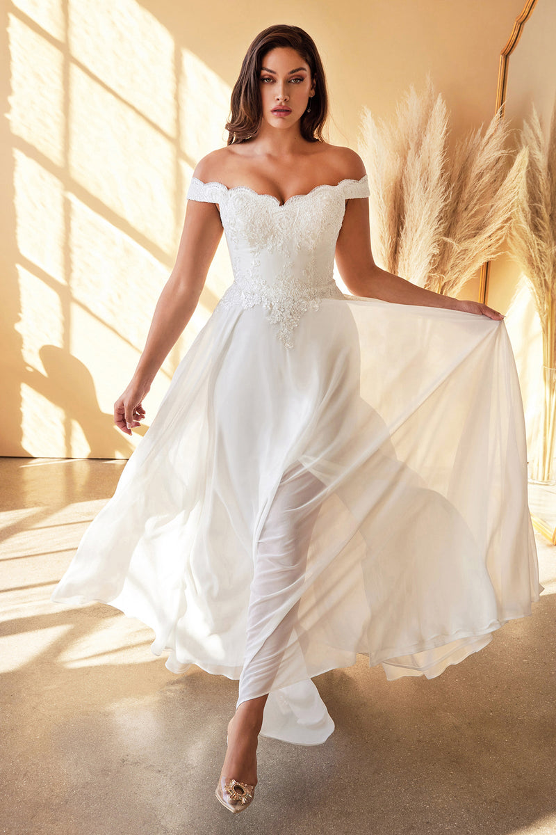 Ladivine by Cinderella Divine 7258W_OFF_WHITE_FRONT