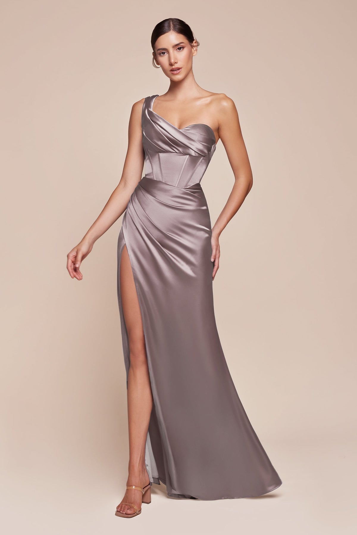 Ladivine by Cinderella Divine 7448_TAUPE_FRONT