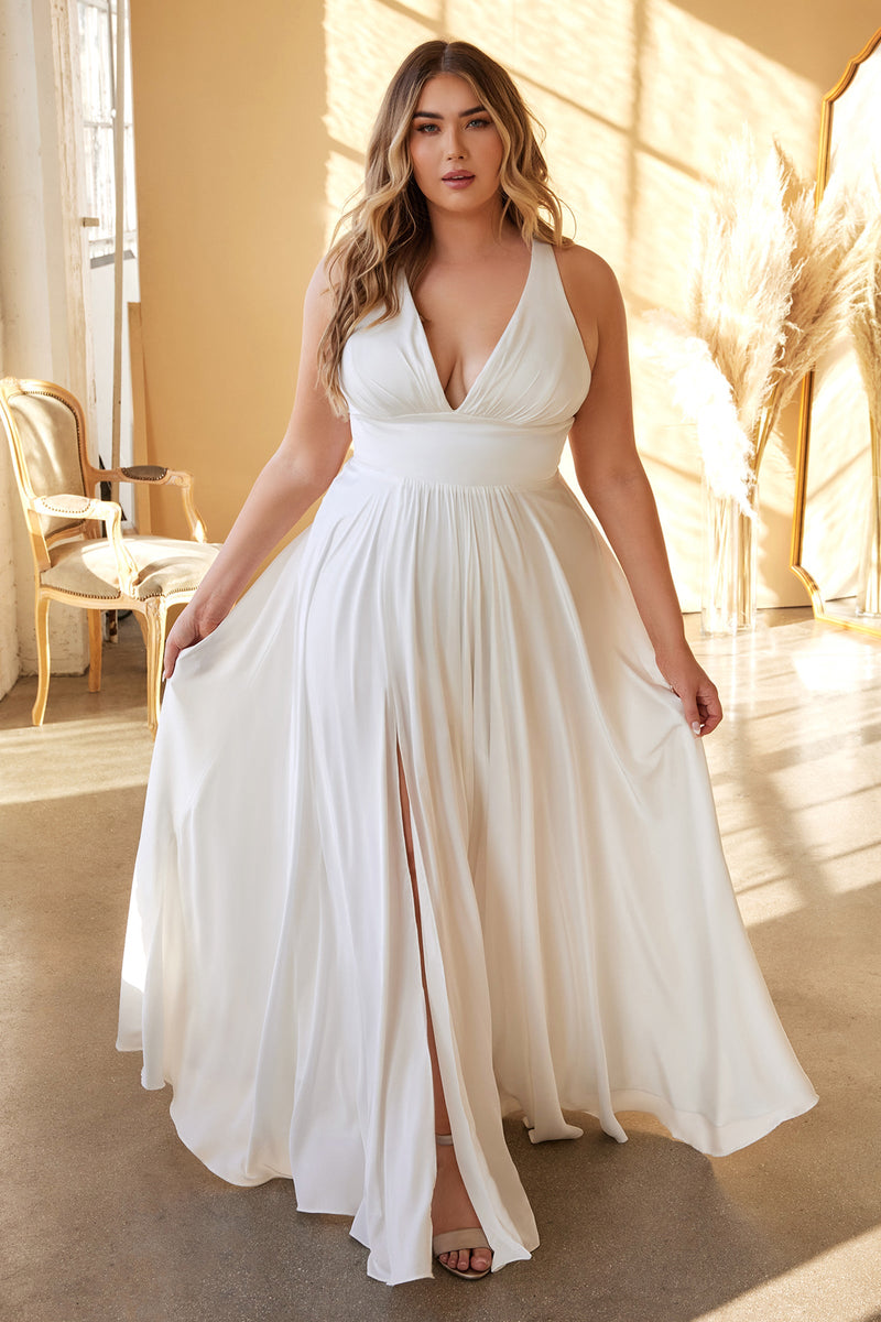 Ladivine by Cinderella Divine 7469WW_OFF_WHITE_FRONT