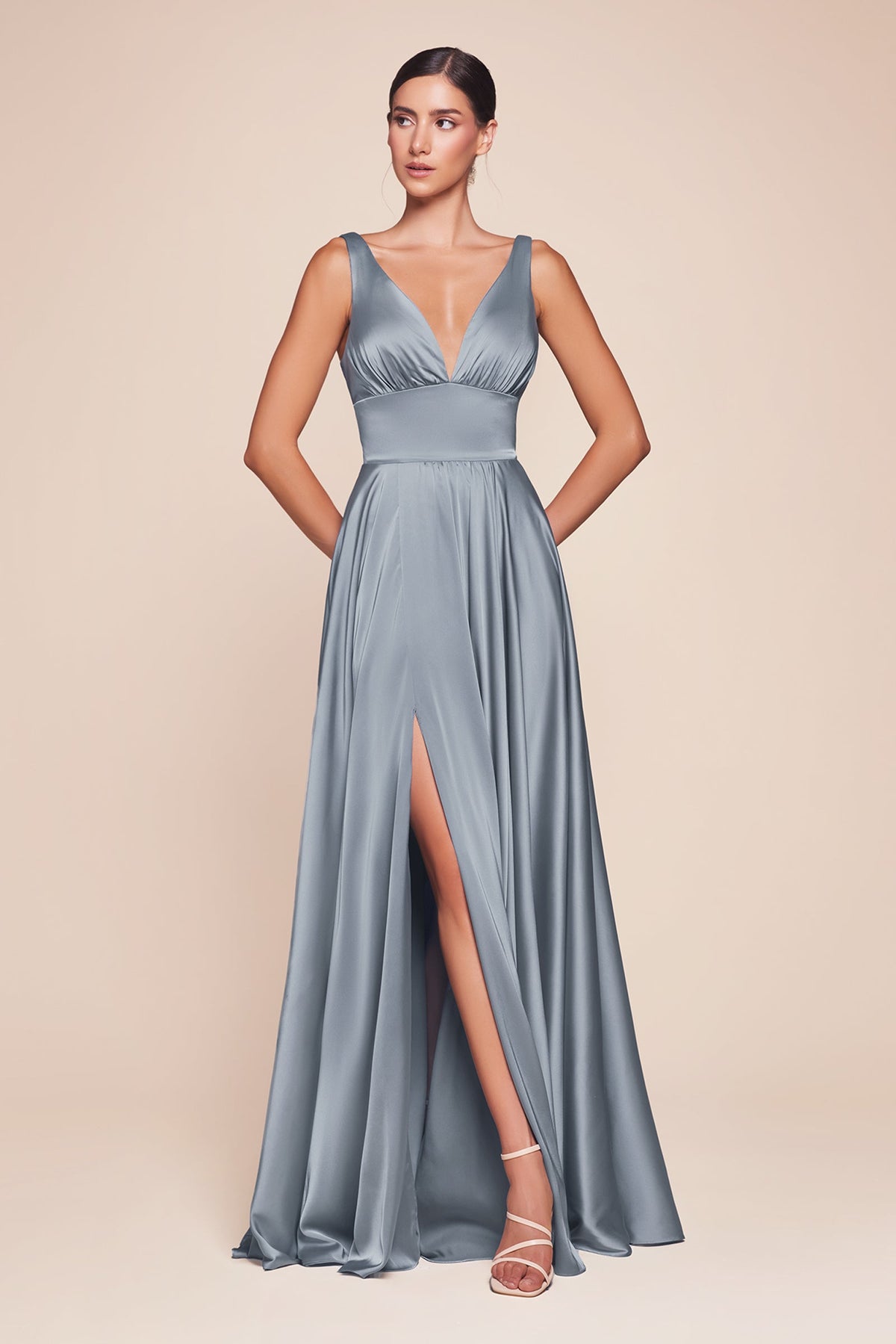 Ladivine by Cinderella Divine 7469_DUSTY-BLUE_FRONT