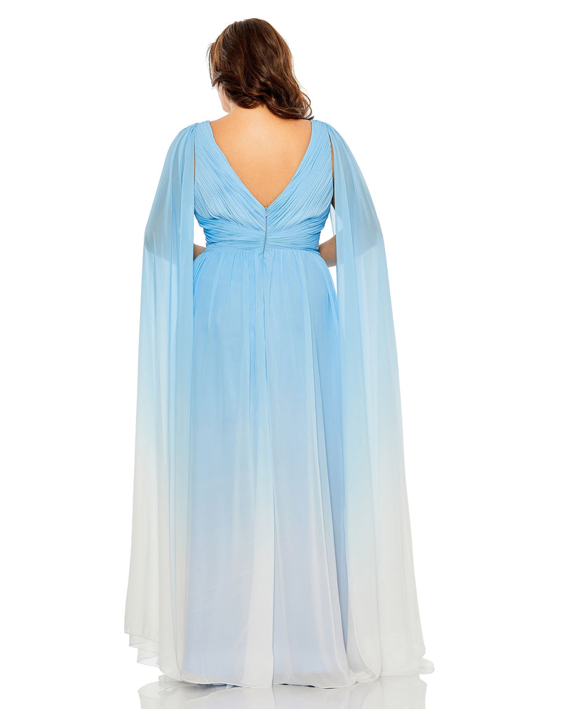 Mac Duggal 77010-BlueOmbre-BK