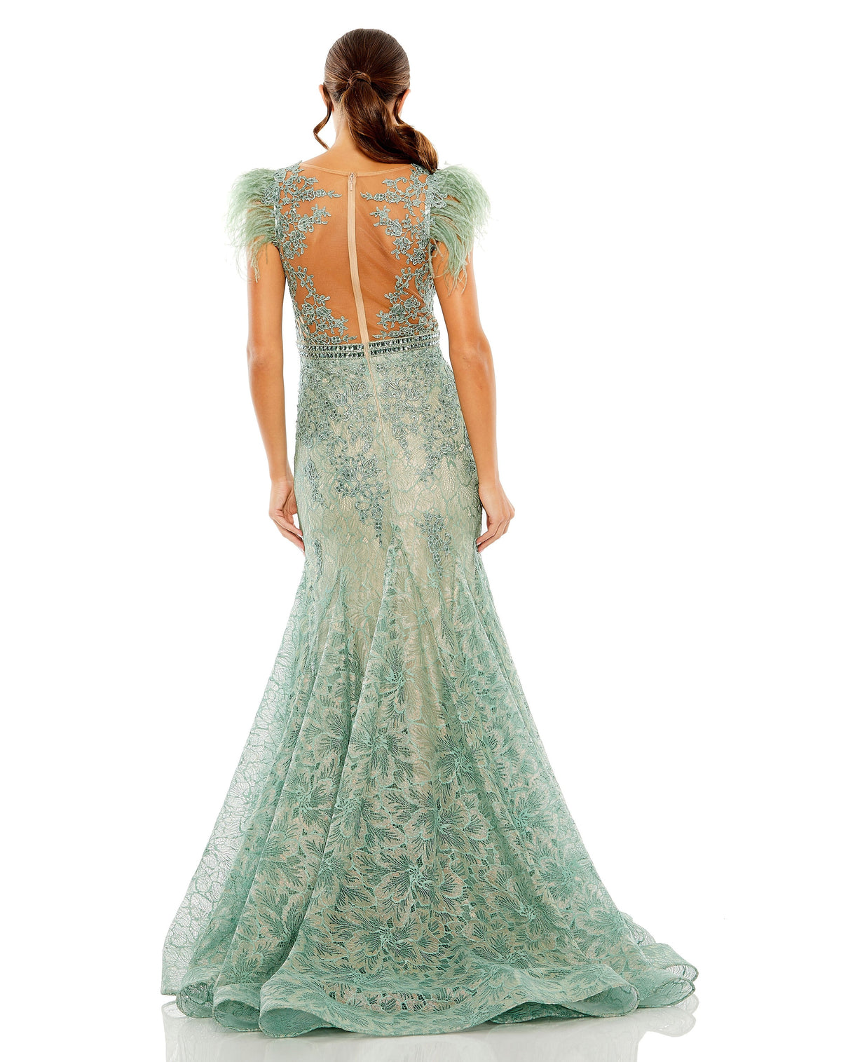 Mac Duggal 79230-Sage-BK
