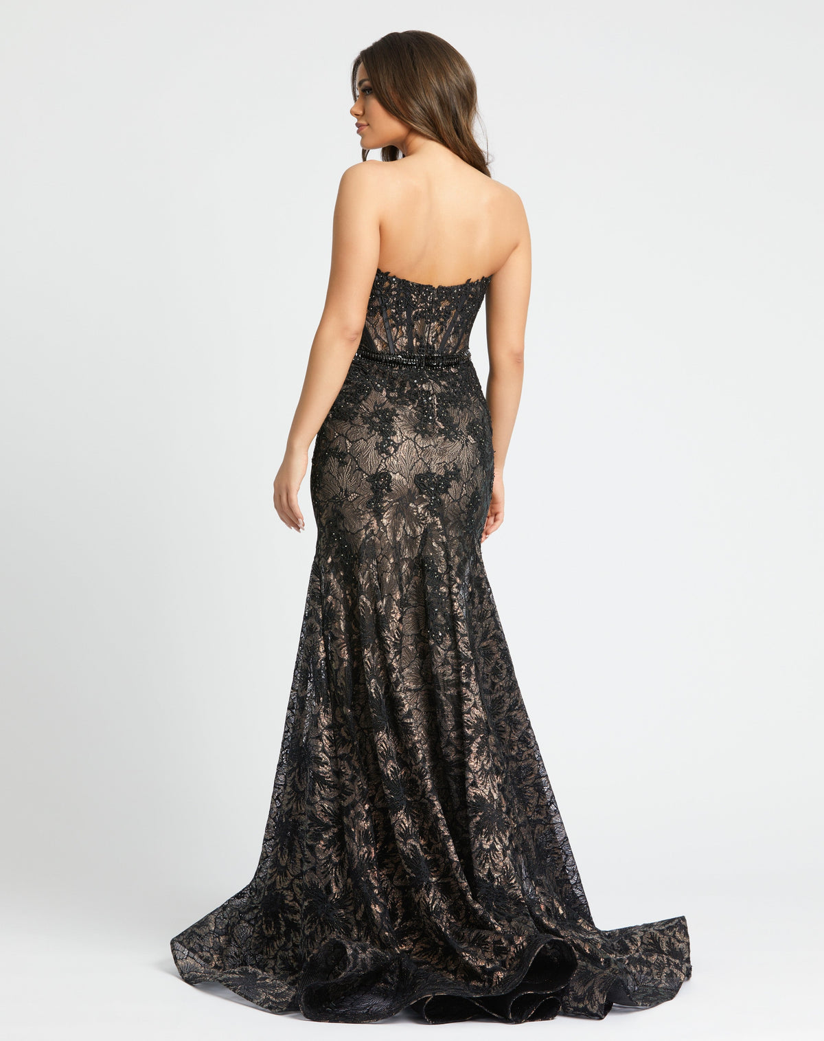Mac Duggal 79308-BlackNude-BK