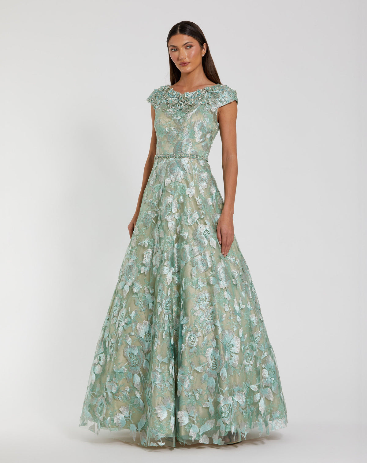 Mac Duggal 79325-Sage-AB