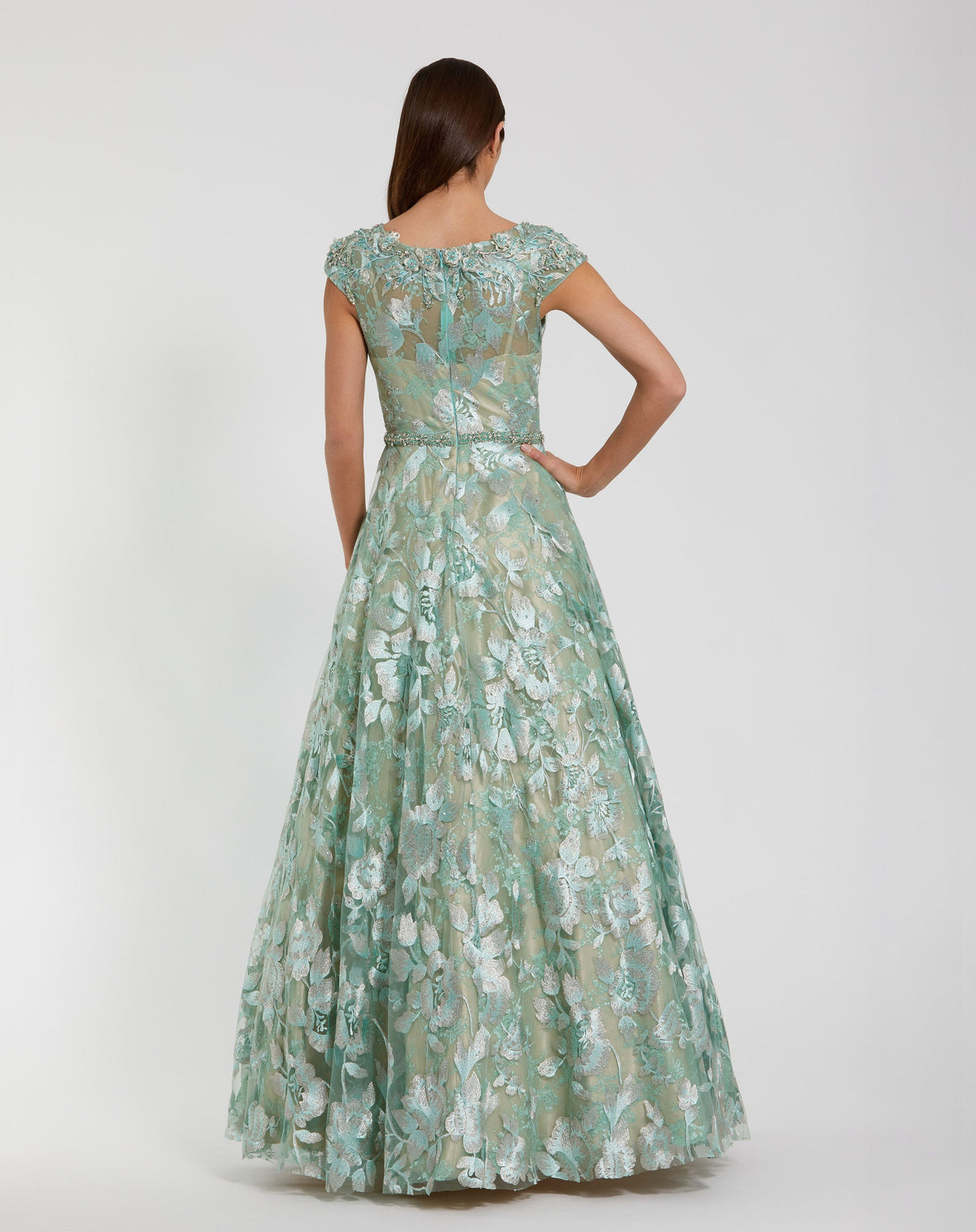 Mac Duggal 79325-Sage-BK